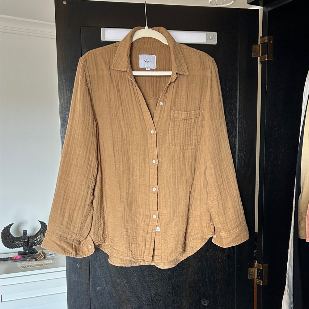 Rails Camel Button-Up Shirt